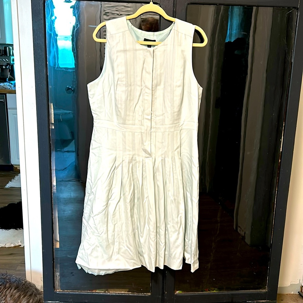 J.Crew pleaded front dress